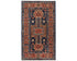 3x5 Blue Rust Aryana Afghan Hand Knotted Veg Dye Wool Area Rug